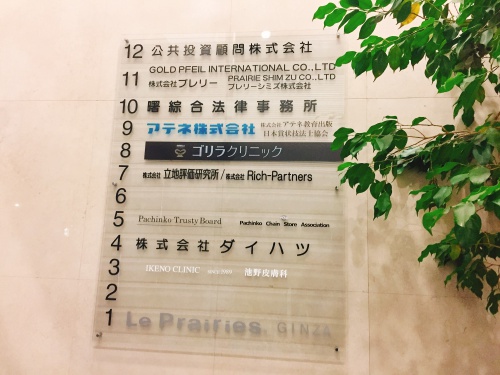 ゴリラクリニック銀座院